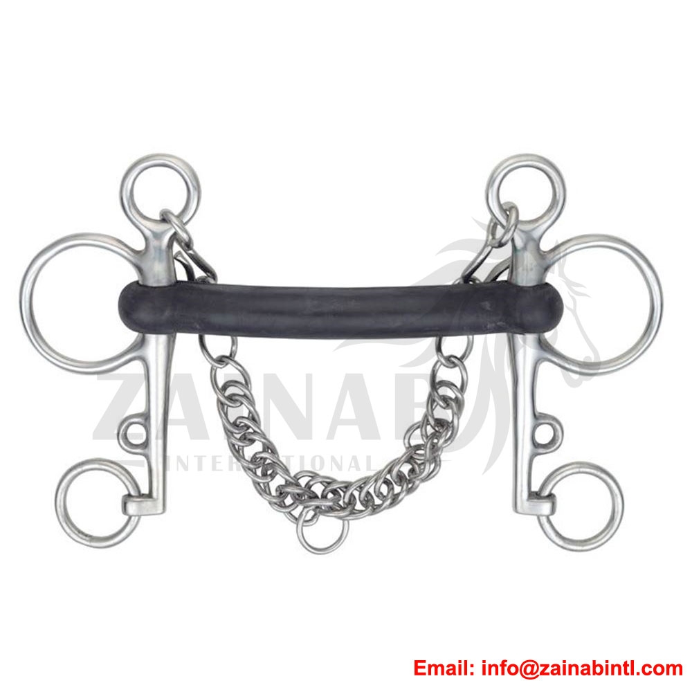PELHAM BIT RUBBER MOUTH