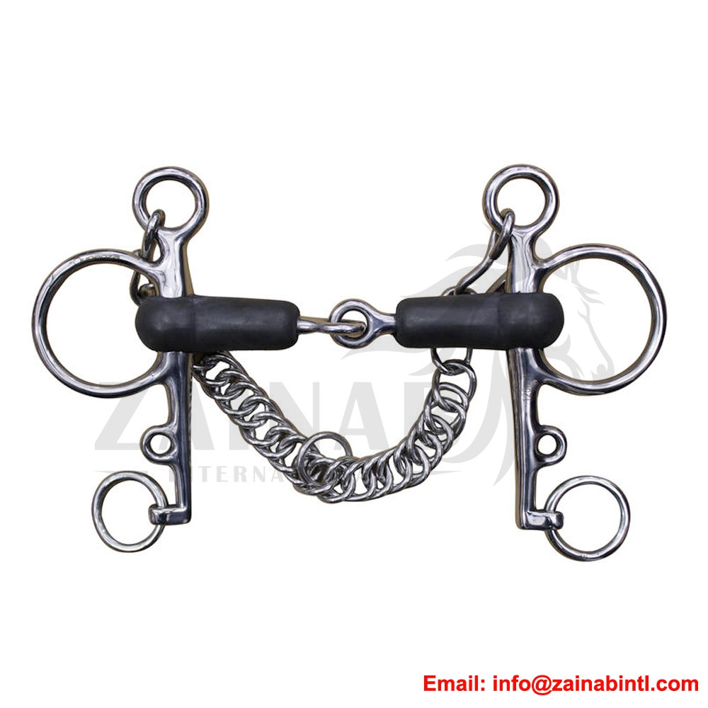 PELHAM BIT RUBBER MOUTH