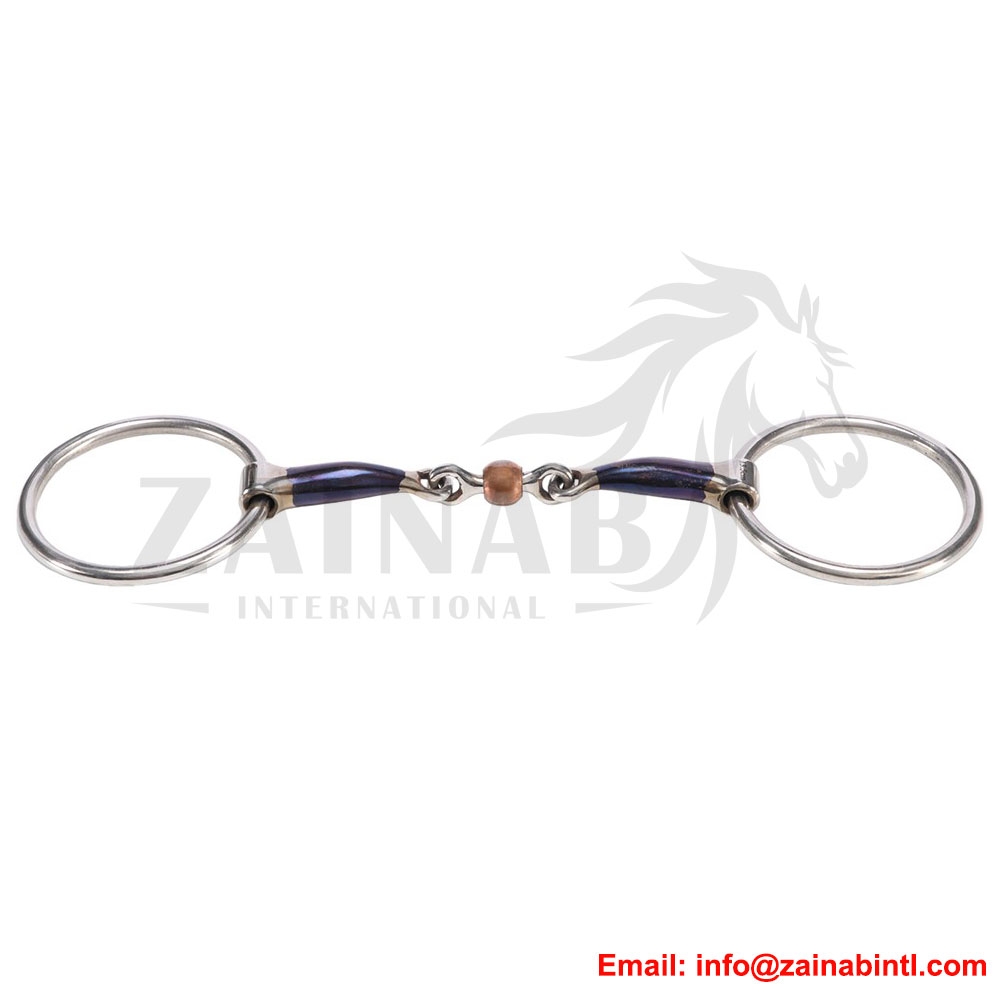 LOOSE RING BIT BLUE ALLOY MOUTH