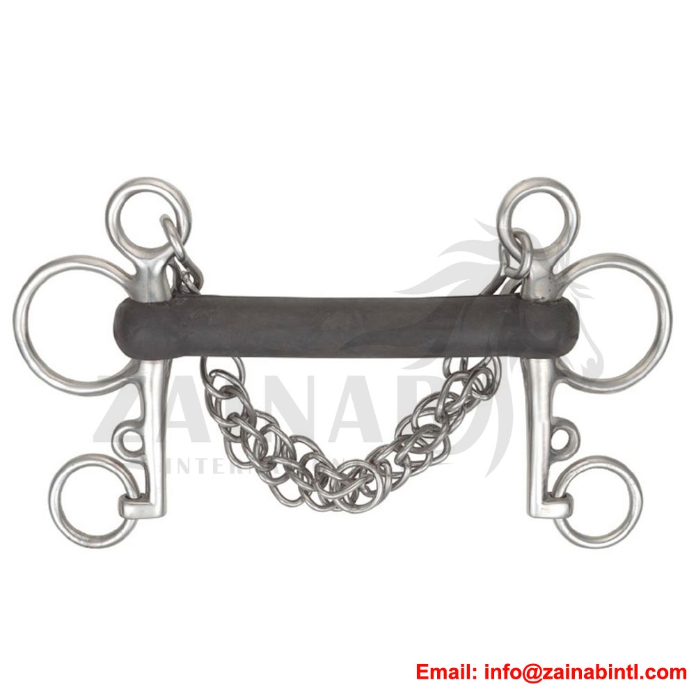 PELHAM BIT RUBBER MOUTH