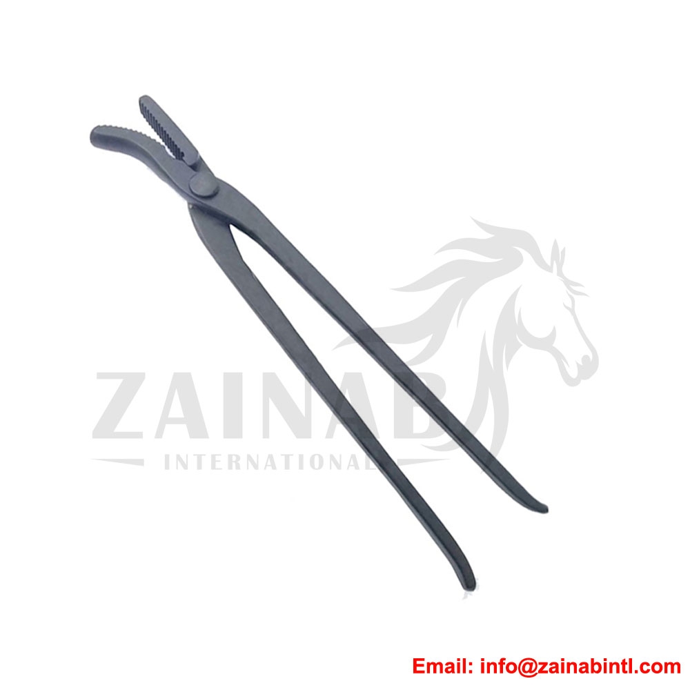  HOOF CLINCHER CURVED JAW  BLACK POWDER COATED HIGH QUALITY